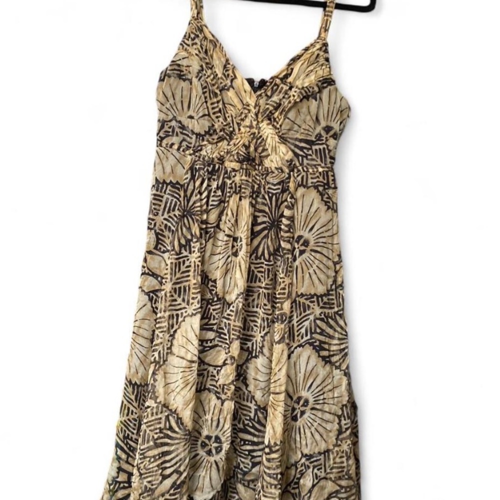 Robbie bee floral silk dress